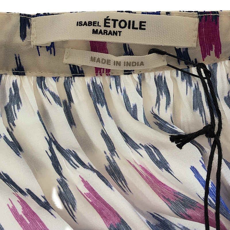 【新品】  ISABEL MARANT ETOILE / イザベルマランエトワール | AURORA レーヨン プリントシャツ | 34 | ECRU | レディース ISABEL MARANT ETOILE / イザベルマランエトワール | AURORA