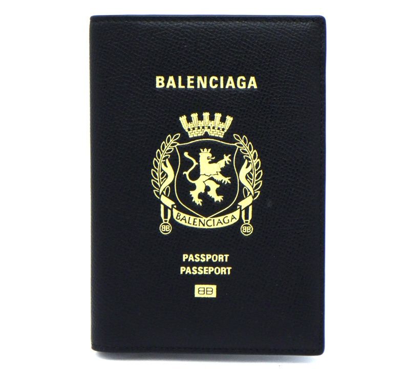 バレンシアガ BALENCIAGA 787742 2AA3R パスポート ケース レザー n9511
