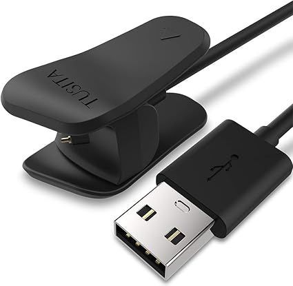TUSITA 1M 充電ケーブル 対応 ガーミン 充電 Garmin Vivosmart 4 充電器 - スマートウォッチアクセサリ