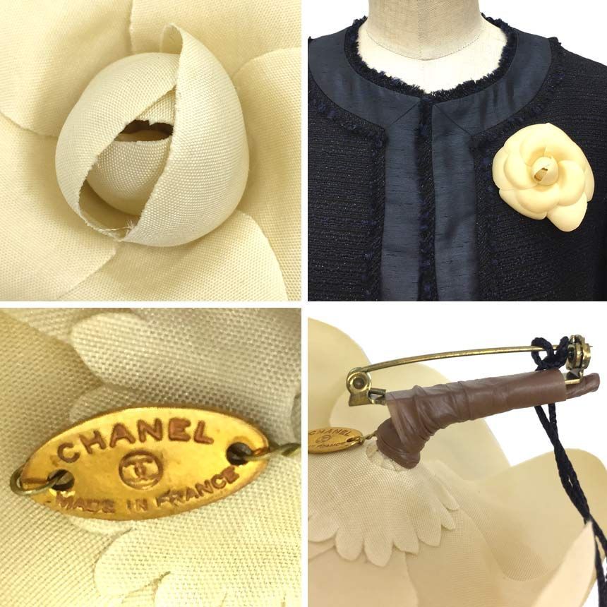 CHANEL シャネル カメリア コサージュ ブローチ フラワー