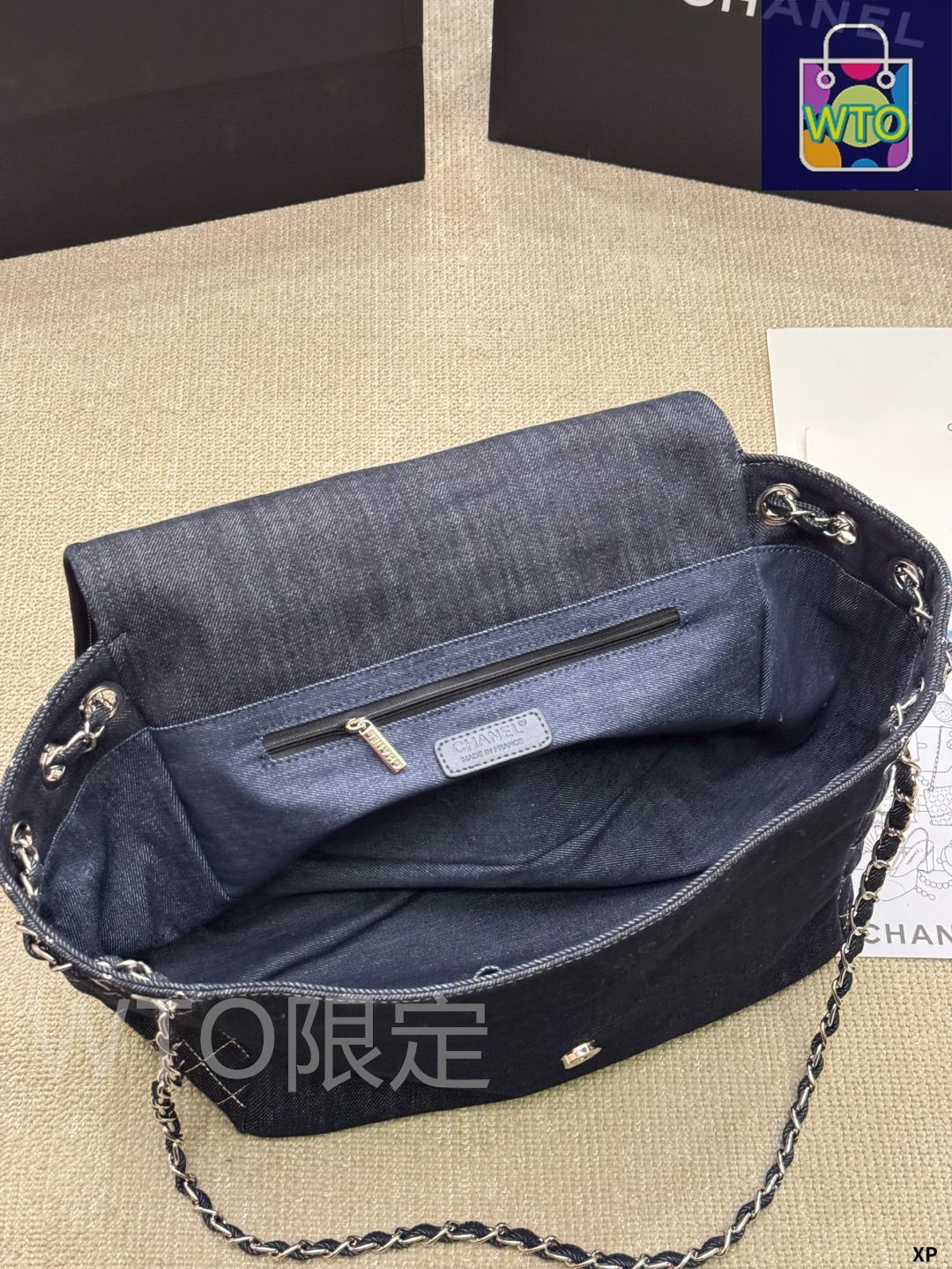 ヴィンテージ CHANEL デニムトートバッグ - アンティーク風 カジュアルで 感 WWW_OLIVIERBERNSTEIN_COM