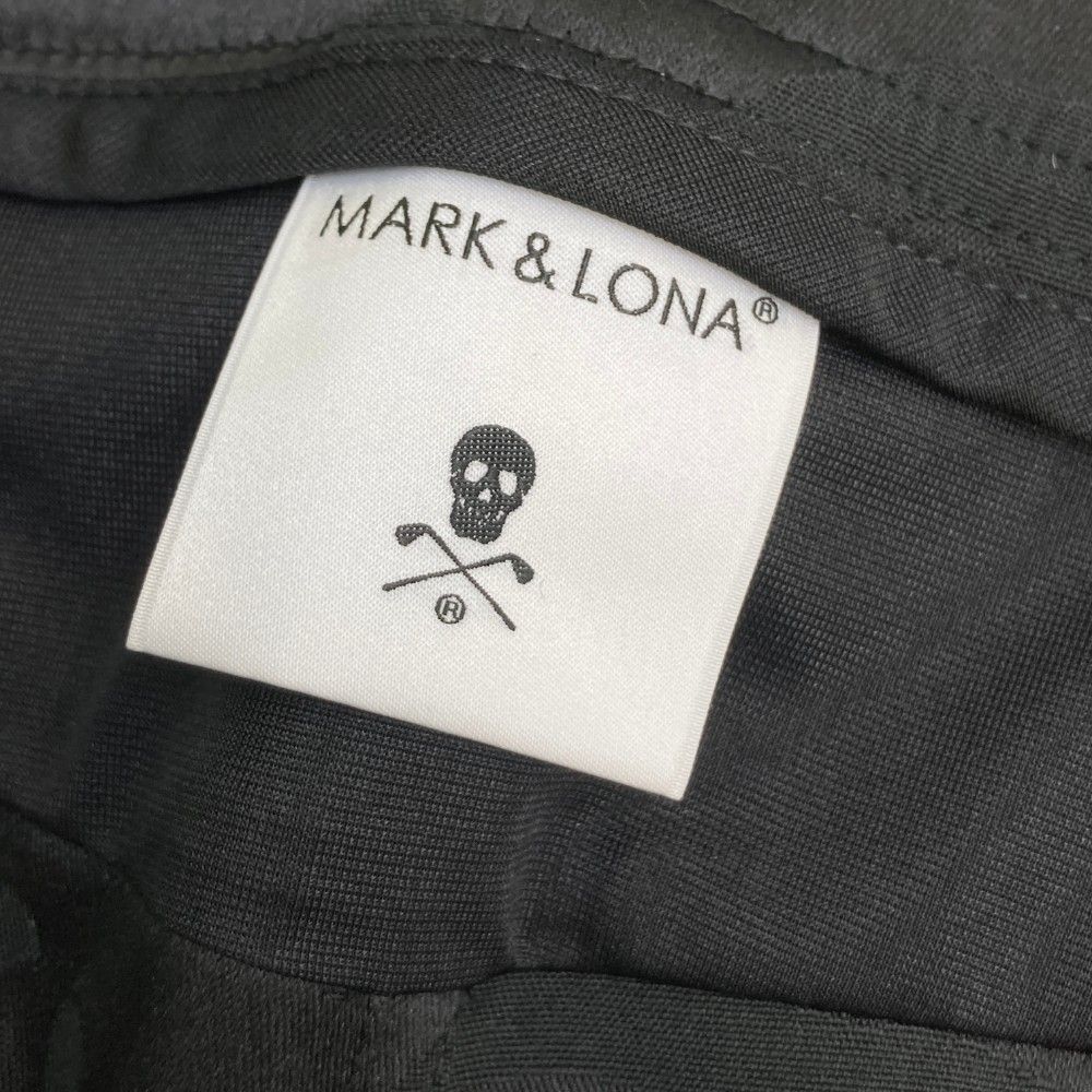 サイズ：48 MARK&LONA マークアンドロナ  ストレッチパンツ カモフラ 迷彩柄 ブラック系 [240101362204] ゴルフウェア メンズ ストスト サイズ：48 MARK&LONA マークアンドロナ ストレッチパンツ