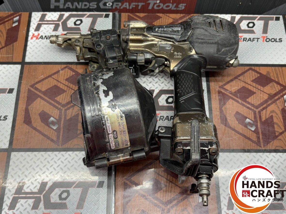 〇ハイコーキ HiKOKI NV50HR2 高圧ロール釘打機 50mm 本体のみ ハンズクラフト佐賀