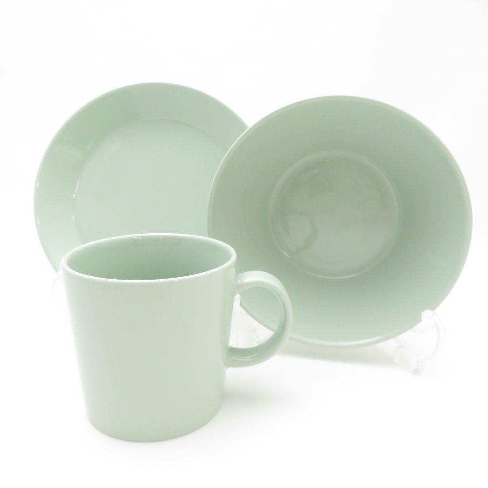 iittala イッタラ ティーマ セージグリーン マグカップ 中皿 ボウル セット プレート 深皿 北欧 フィンランド SU13122J2