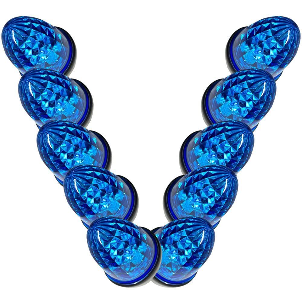 ブルー Discover winds 24V マーカーランプ 高輝度 16LED サイドマーカー 防水 強弱発光 インナーメッキリフレクター 明るい 省エネ イルミネーション カスタム ブルー