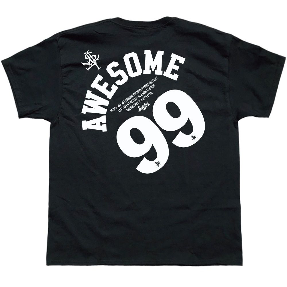 STYLEKEY スタイルキー 半袖Tシャツ AWESOME S/S TEE(SK23SP-SS05) ストリート ナンバリング ヒップホップ レゲエ ロック B系 バンド ロゴ 大きいサイズ