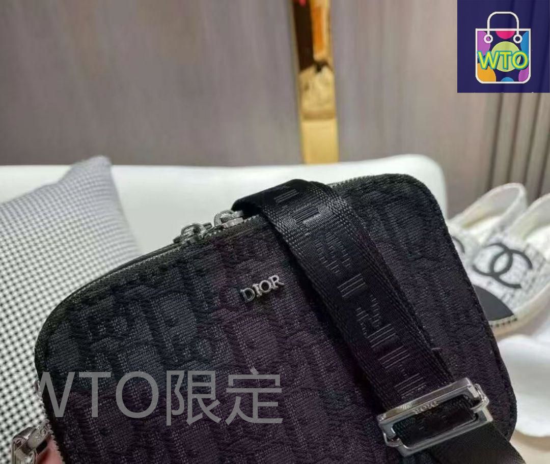 Dior 【美品】ブラック ショルダーバッグ Dior ブラック ショルダーバッグ-WTO輸入1 - メルカリ