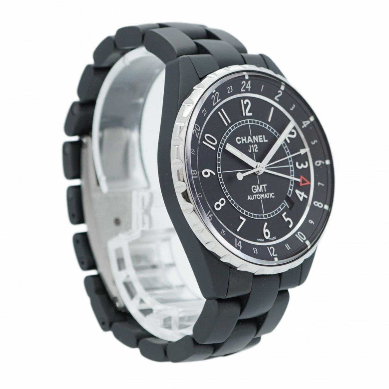 黒文字盤腕時計 メンズ