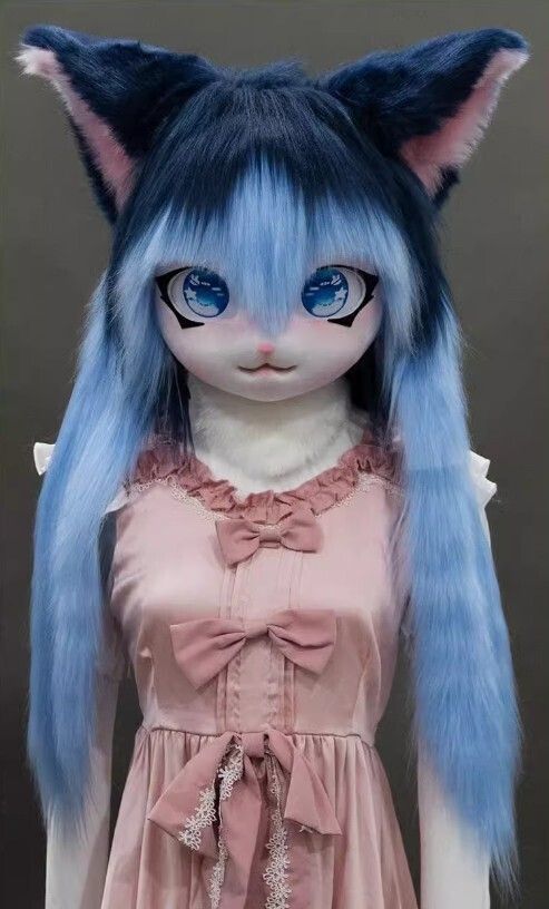 ケモノ　着ぐるみ　マスク　コスプレ　コスチューム　ファースーツ　コスチューム猫型 79df236a1bfd4264b366b0f900a9e6