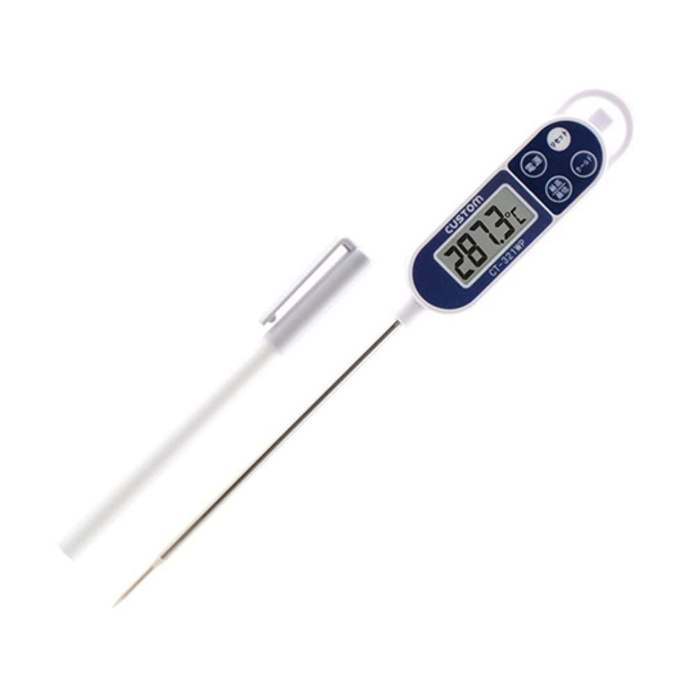 新着商品 140mmスタンダードプローブタイプ IPX7準拠防水 -50～300℃ 先端径2.2mm CT-321WP 防水デジタル温度計 カスタム CUSTOM