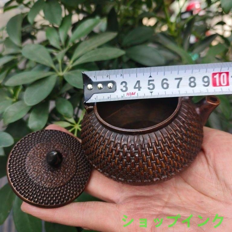 銅器 銅壺 麒麟茶壺 提梁壺 煎茶器 茶道具 装飾品 工芸品 置物 茶道具】 唐銅 三つ兎 蓋置 *金谷宗林*