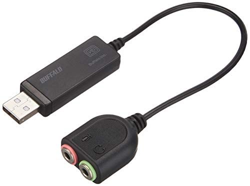 バッファロー BUFFALO USBオーディオアダプター BSHSAU105BK