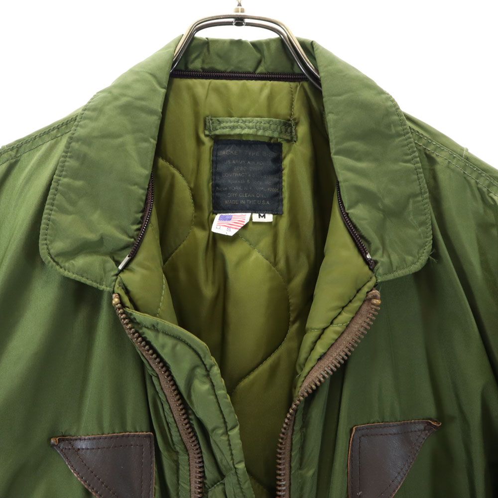 スピワック 90s USA製 オールド フライトジャケット M カーキ SPIEWAK B-15 ブルゾン メンズ スピワック 90s USA製 オールド フライトジャケット M カーキ SPIEWAK