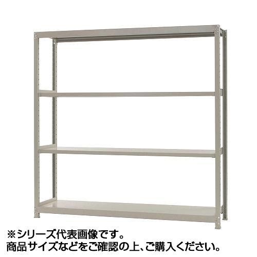 【新品・4営業日で発送】北島 軽中量ラック 耐荷重150kgタイプ 単体 間口900×奥行450×高さ1200mm 4段 アイボリー