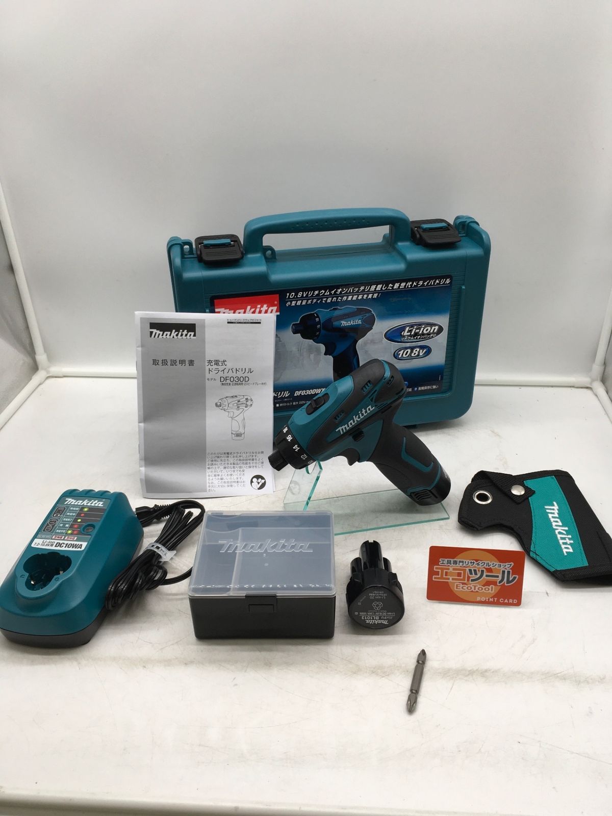 【領収書発行可】Makita/マキタ 10.8v充電式ドライバドリル DF030DWX [ITUGAU0VJUYQ][エコツール岡崎インター店]