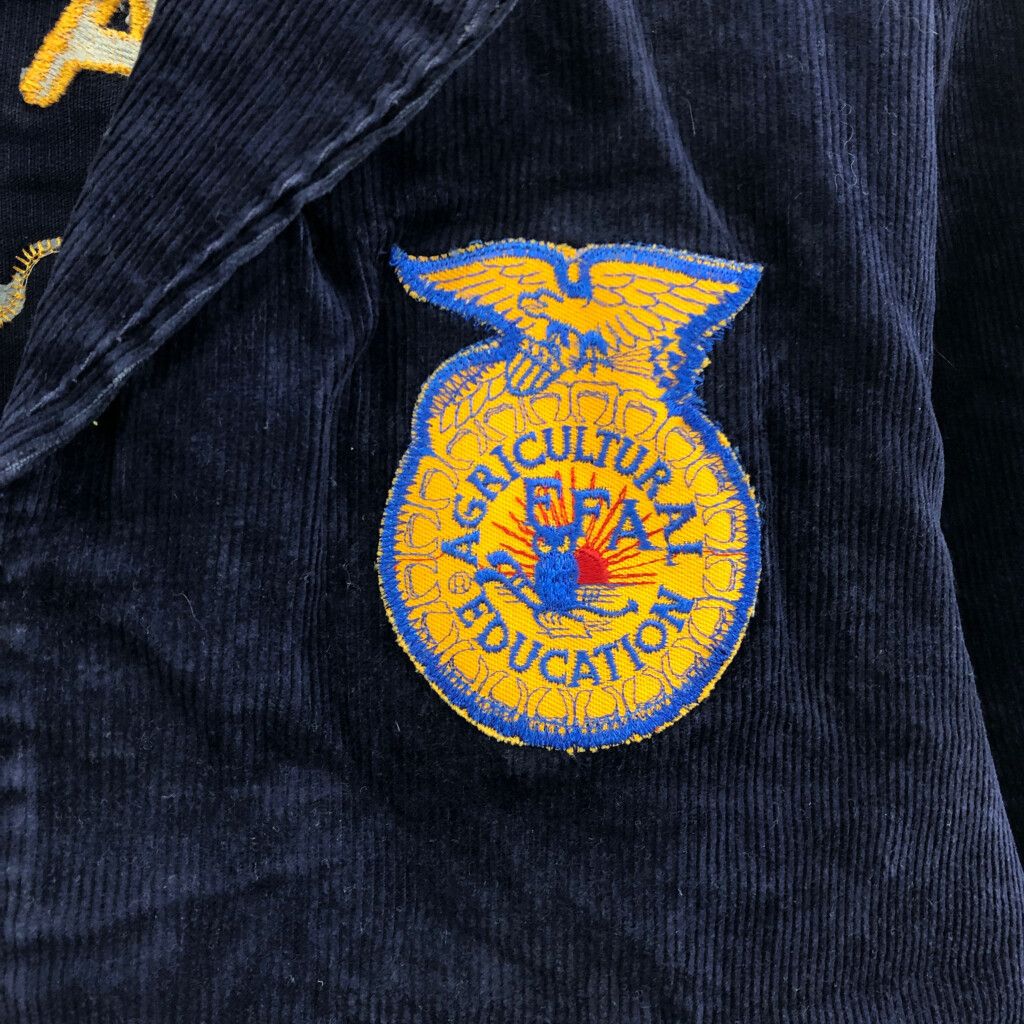 R*N様 チ*ナ様 FFA ファーマーズジャケット/38/ネイビー/コーデュロイ VINTAGE / ヴィンテージ古着 | FFA ワッペン コーデュロイ