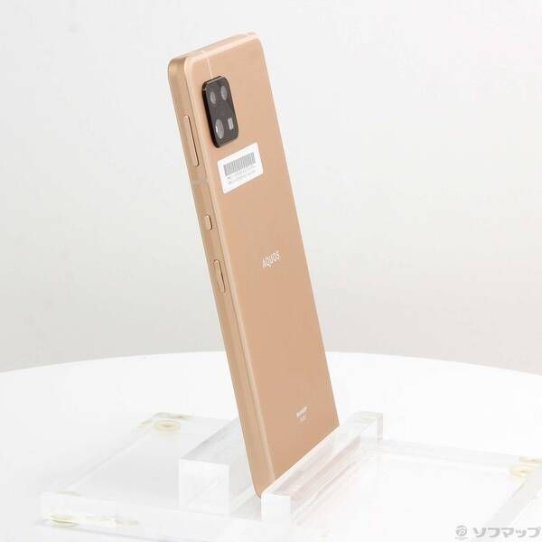 品〕 AQUOS sense6s 64GB ライトカッパー SHG07 au SIMフリー