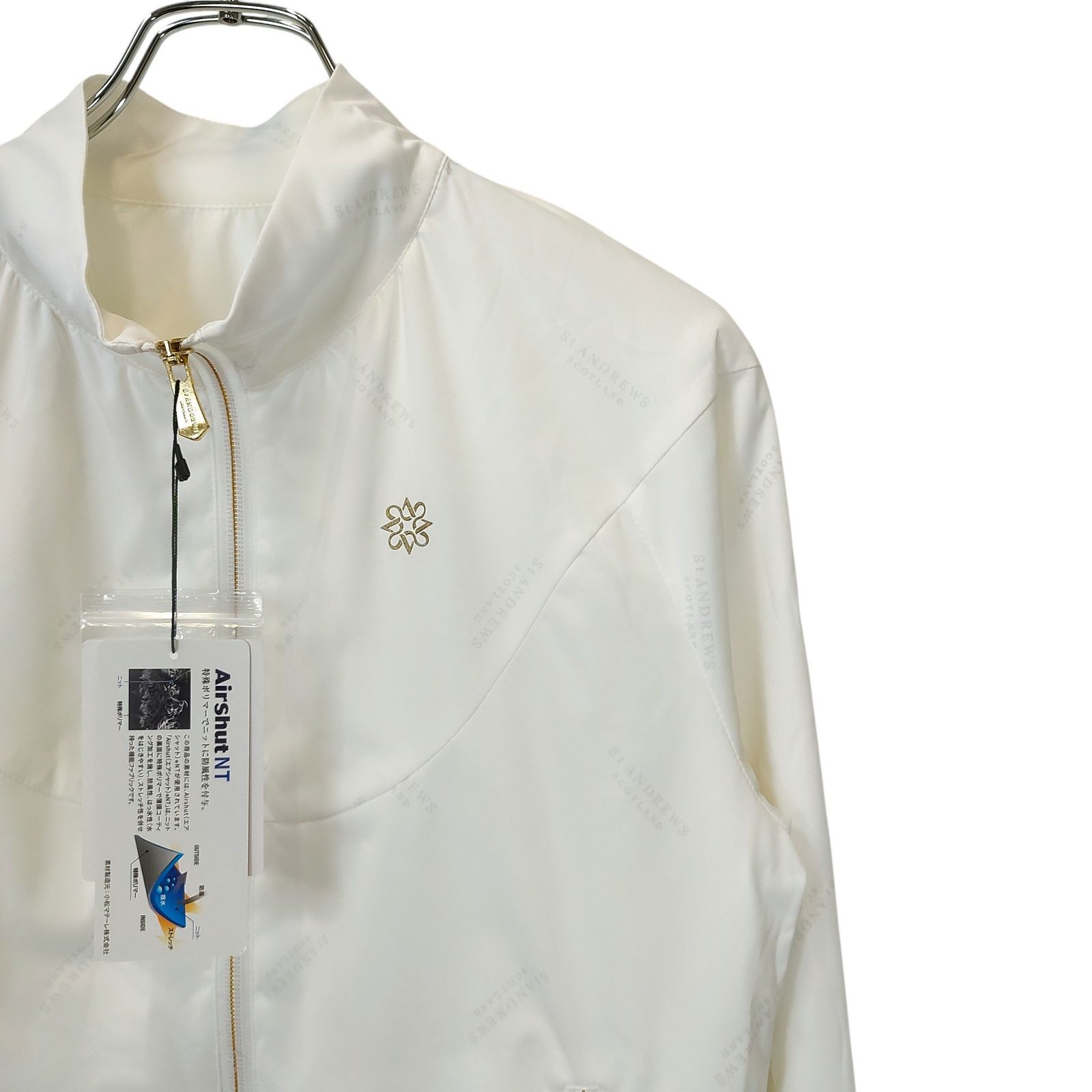 St ANDREWS セントアンドリュース　ホワイト　ブルゾン　アウター　ゴルフ St ANDREWS セントアンドリュース（ST.ANDREWS）（レディース）ゴルフ