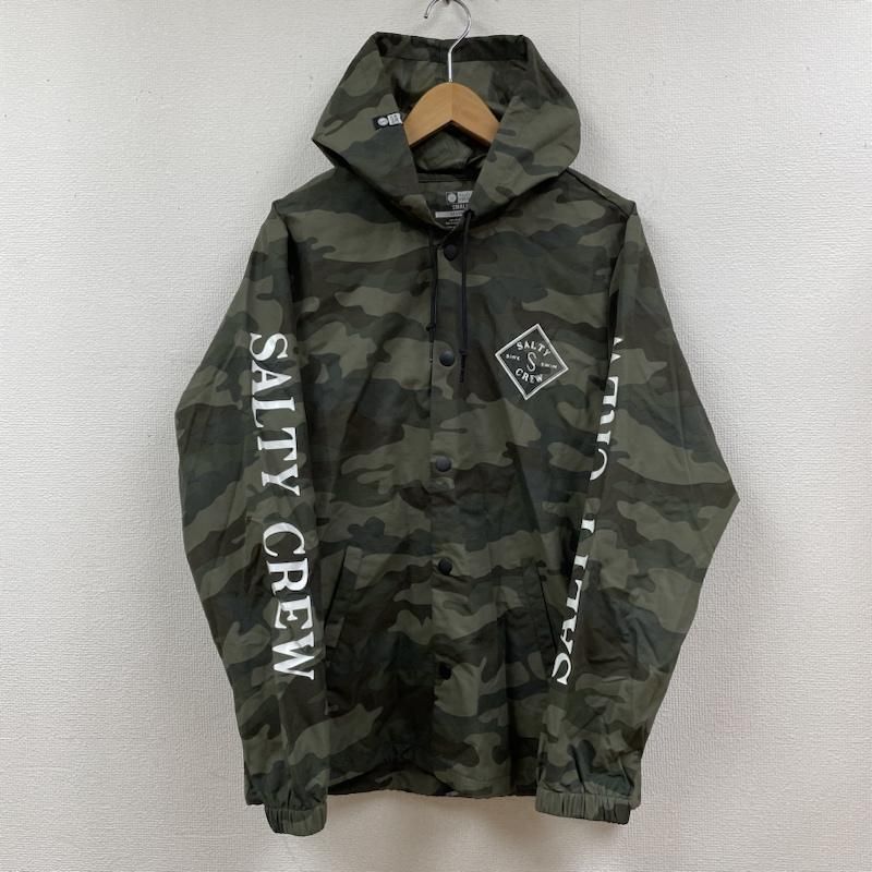 INDEPENDENT インディペンデント ジャケット、上着 ジャンパー、ブルゾン SALTY CREW 迷彩 カモ柄 コーチ ジャケット TIPPET SNAP JACKET ロゴ プリント 撥水 EXP95NBC