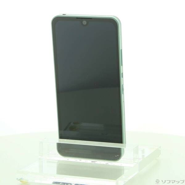 中古品〕 AQUOS wish 64GB オリーブグリーン SHG06 au SIMフリー【295
