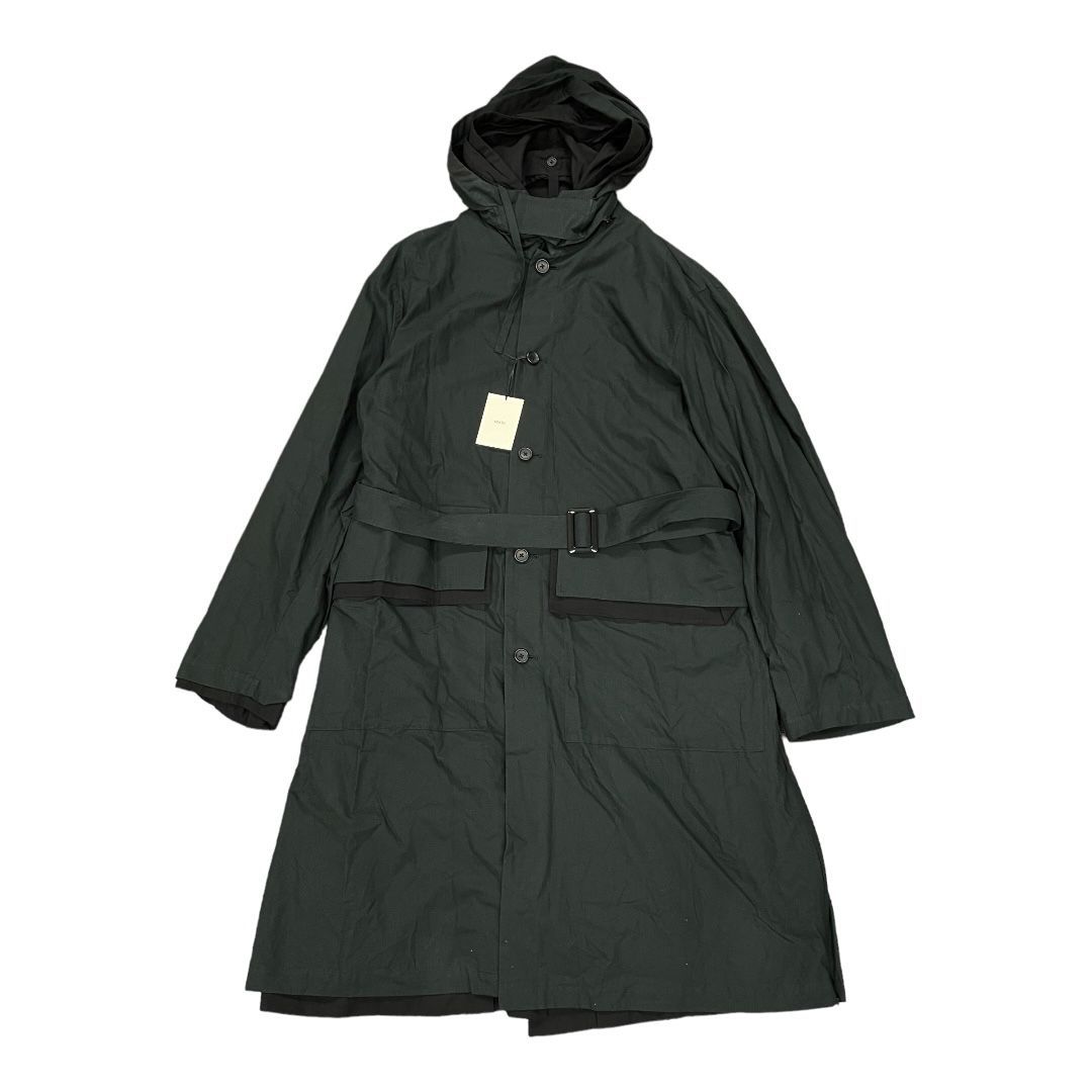 ジャケット・アウター stein OVERSIZED LAYERED HOODED COAT stein | シュタイン OVERSIZED LAYERED HOODED COAT(BLACK