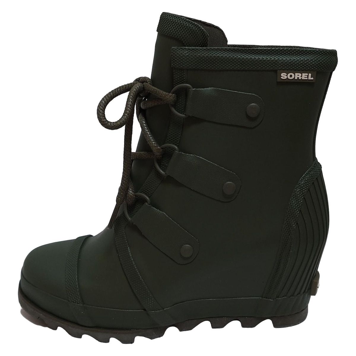 SOREL ソレル レインブーツ 25 レディース - カーキ インヒール