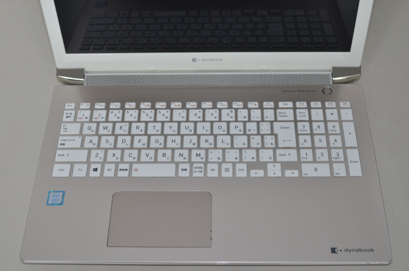 ジャンク品ノートパソコン 東芝 P3-T7KS-BG 第八世代core i7