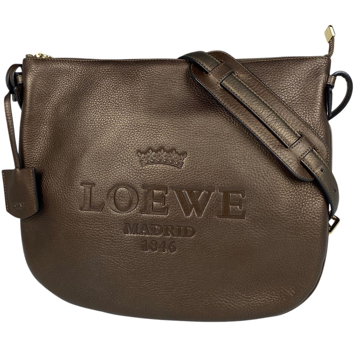 ロエベ LOEWE ヘリテージ ショルダーバッグ ロゴ 斜め掛け ショルダー 