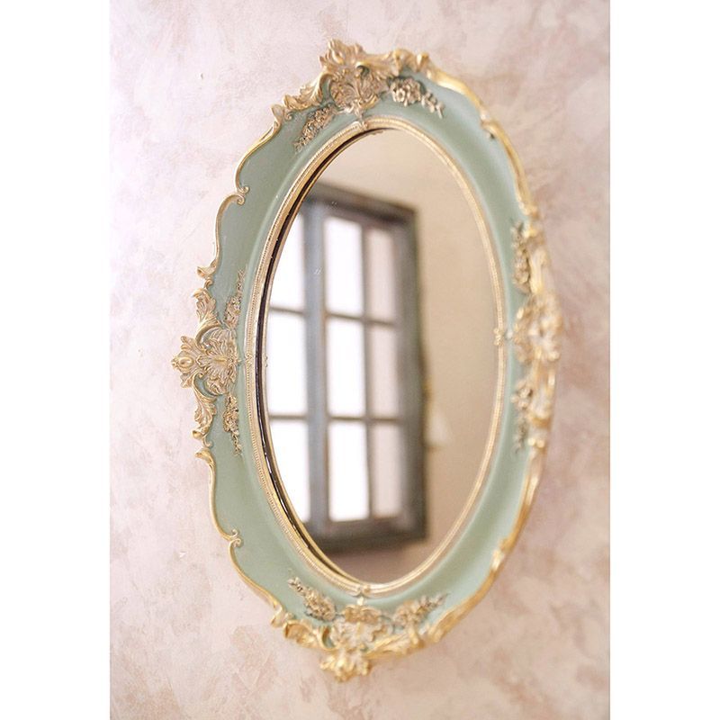鏡 壁掛け鏡 アンティーク ミラー ロココデコ ウォールミラー
