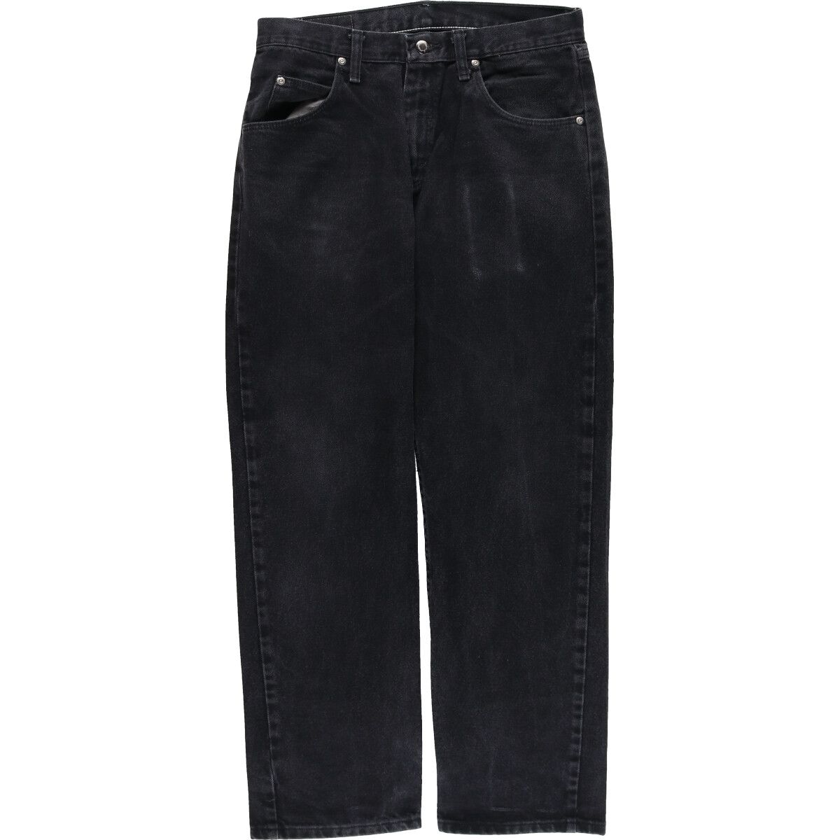 古着 ラングラー Wrangler ブラックデニム ストレートデニムパンツ メンズw32相当/eaa400900