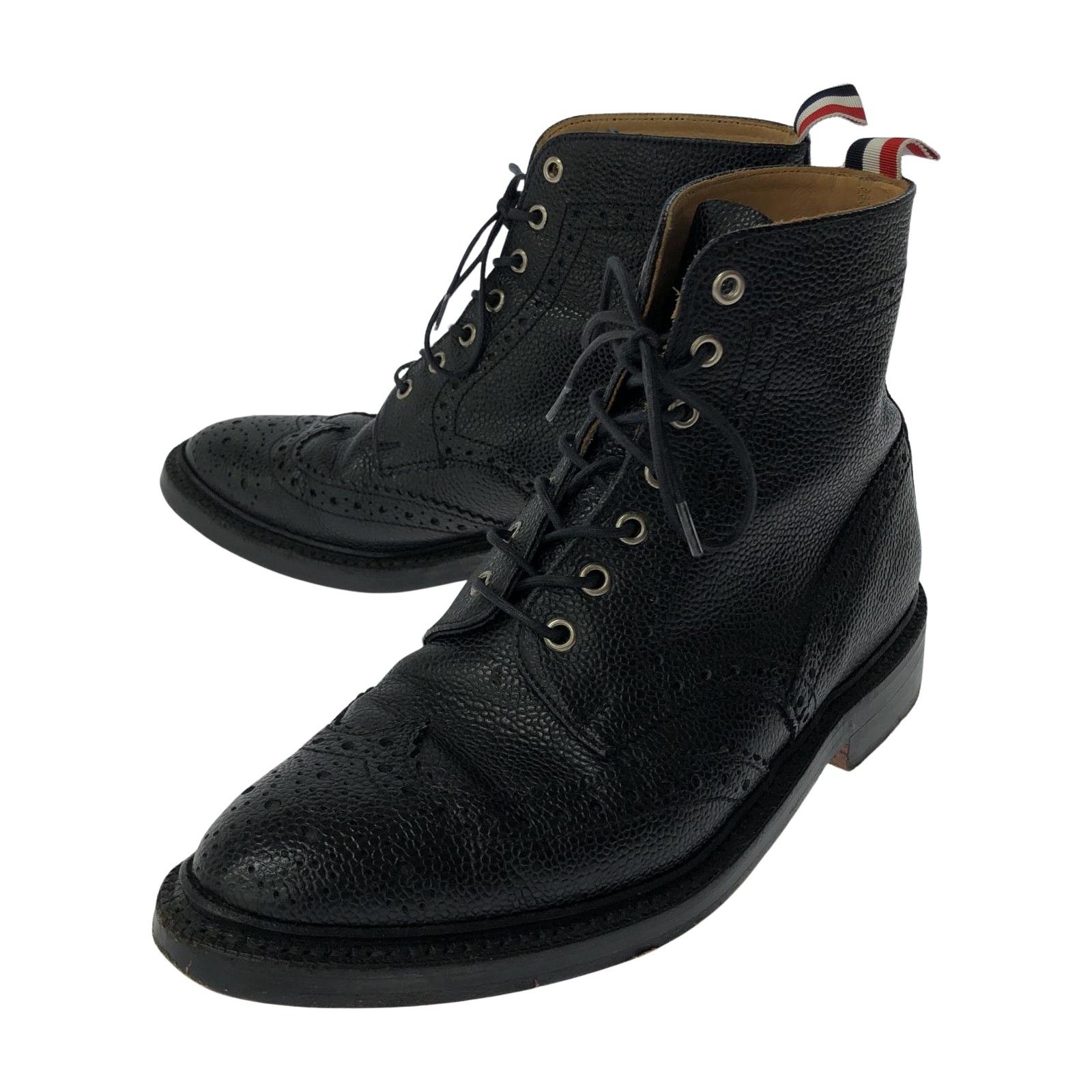 THOM BROWNE トムブラウン ウィングチップブーツ sizeUS8.5