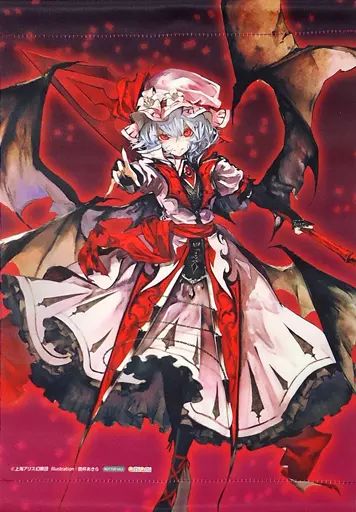 中古】タペストリー レミリア・スカーレット A3タペストリー 「東方 