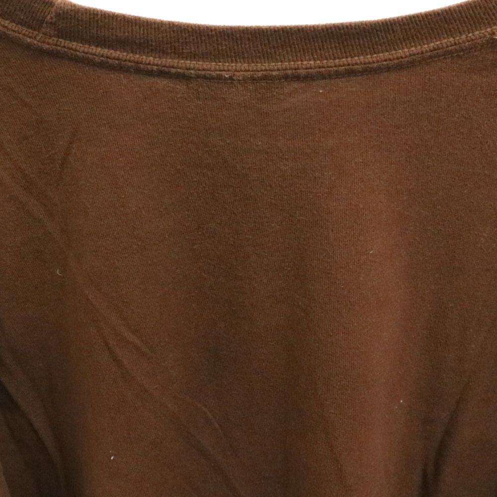 Stussy ブラウン 長袖カットソー M STUSSY (ステューシー) ロゴ