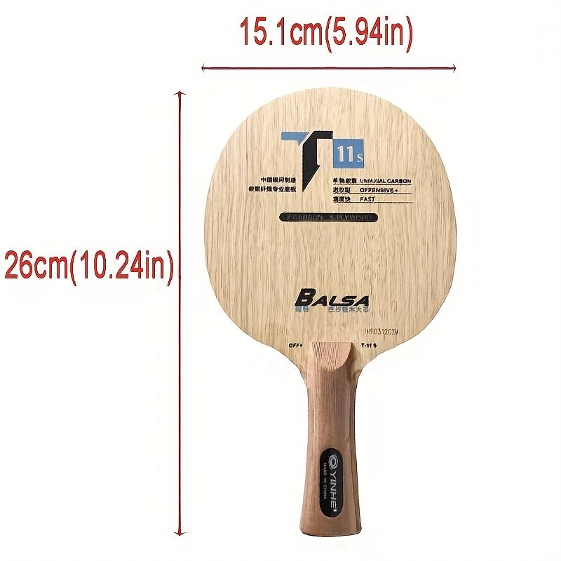 オリジナル YINHE T-11S テーブルテニス ブレード バルサ 軽量 カーボン T11S T-11S ガルアクシー ラケット ピンポン バット パドル