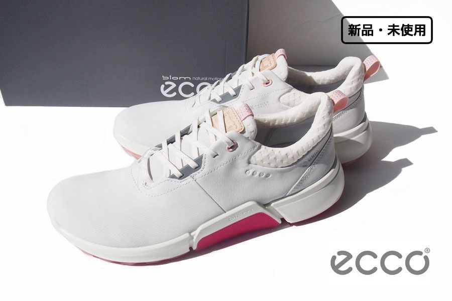 定価35200円 ECCO エコーバイオムH4ゴルフシューズ 40 ホワイト ECCO