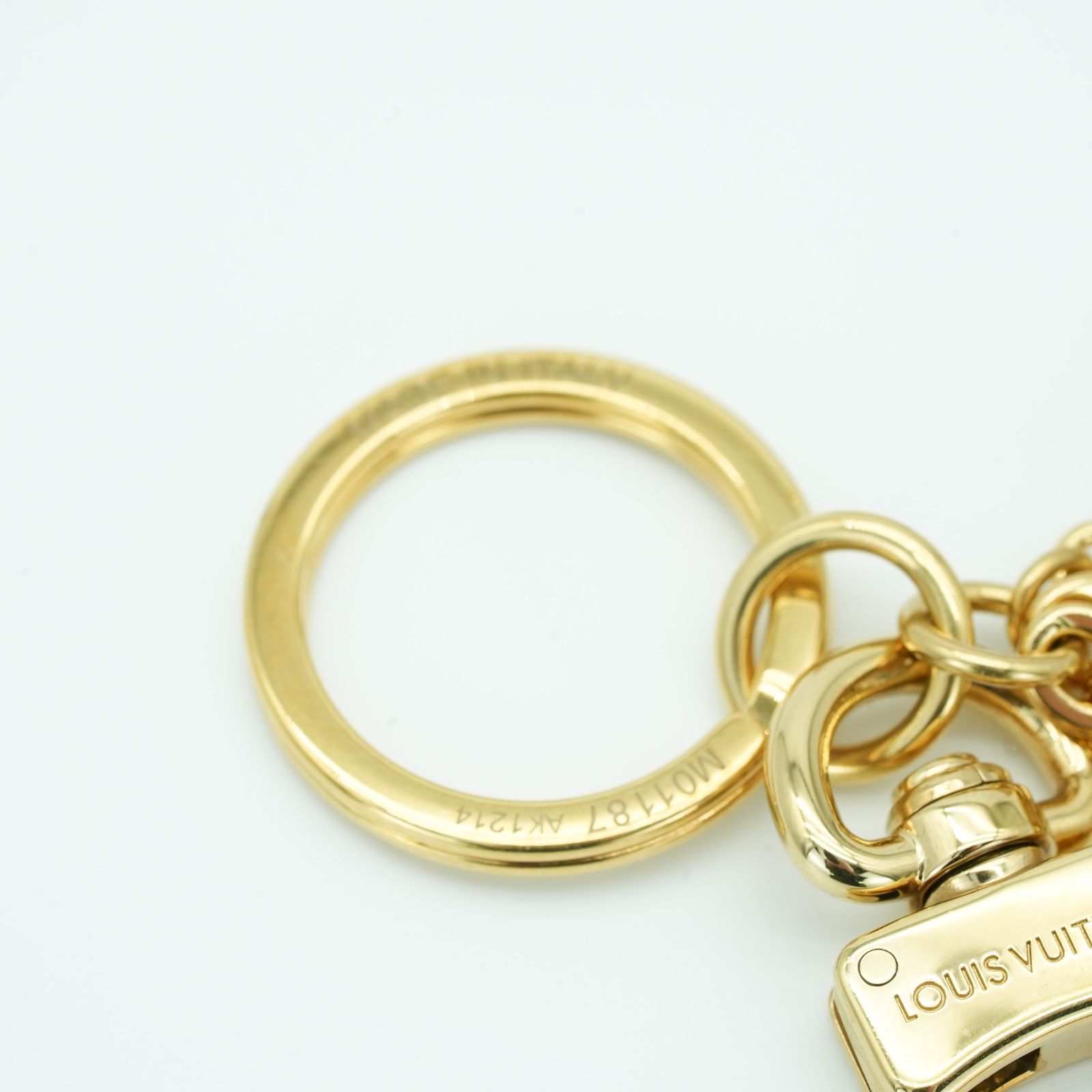 中古 ルイ・ヴィトン キーホルダー スプリング ストリート M01187 LV