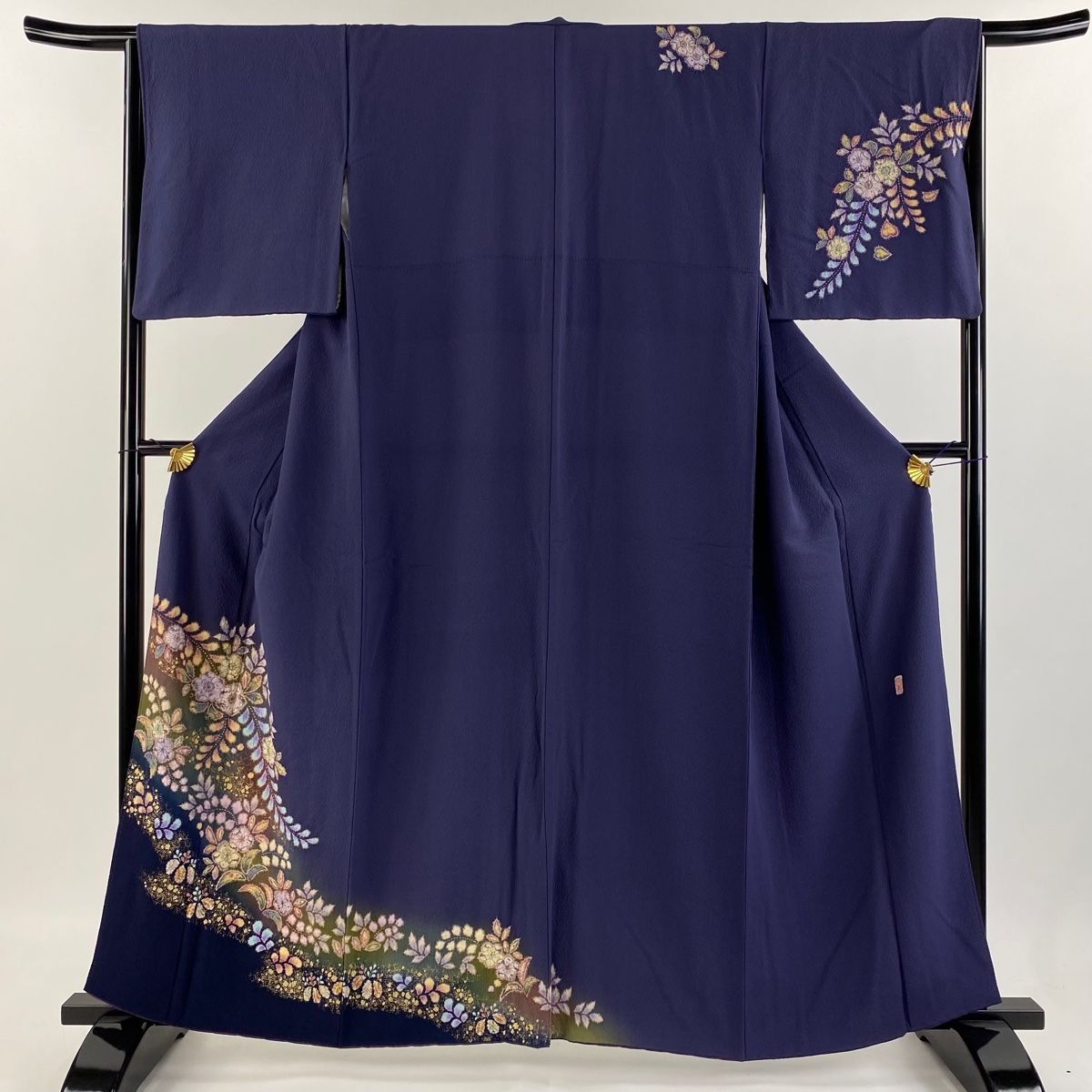 長襦袢 辻ヶ花 やまとお誂え 暈しの美しい加工 正絹 AK-7116 美品 翠山工房 桐屋の辻ヶ花 徳永正峰 落款 金通し 着物 成人式