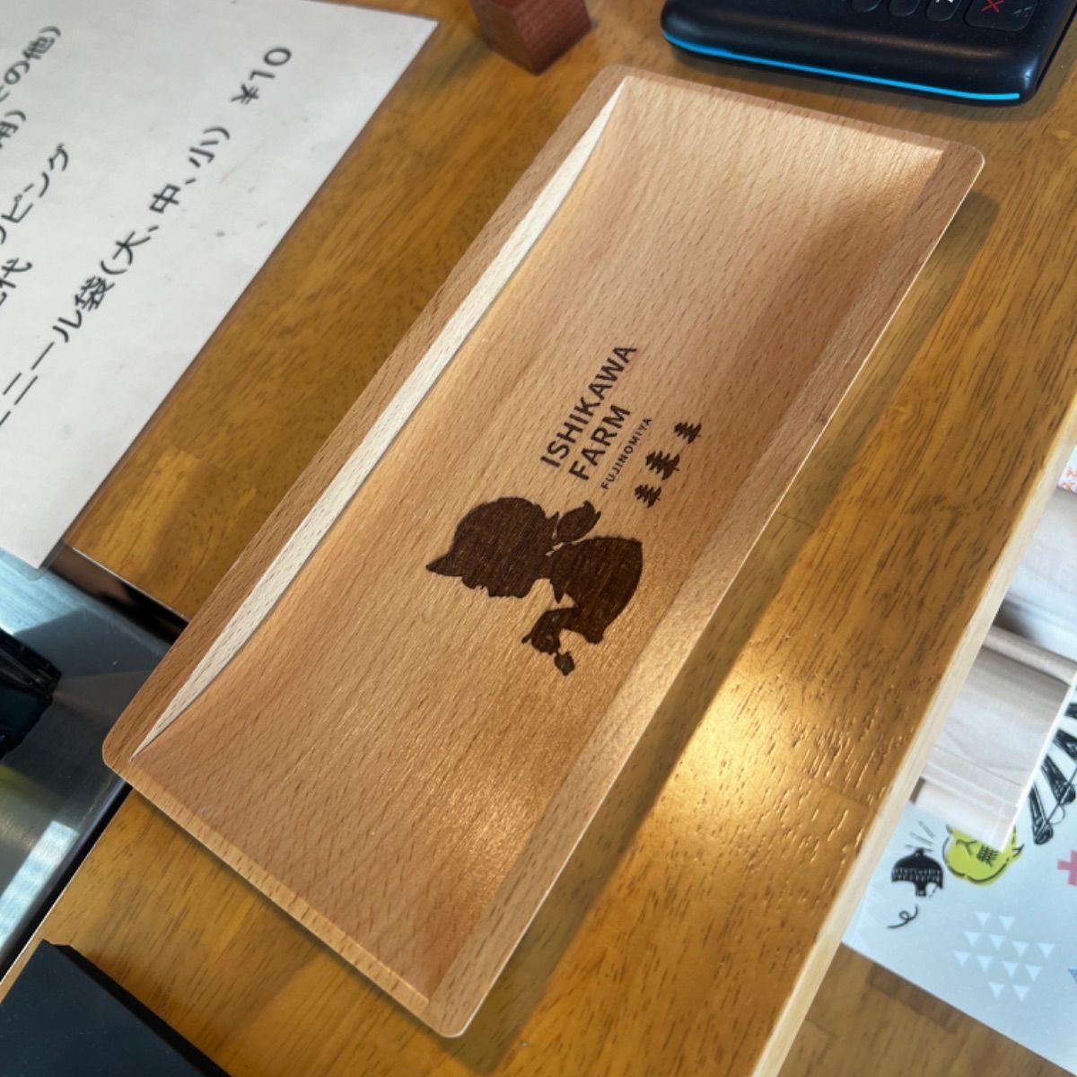 オーダーメイド 木製 コイントレー 長方形