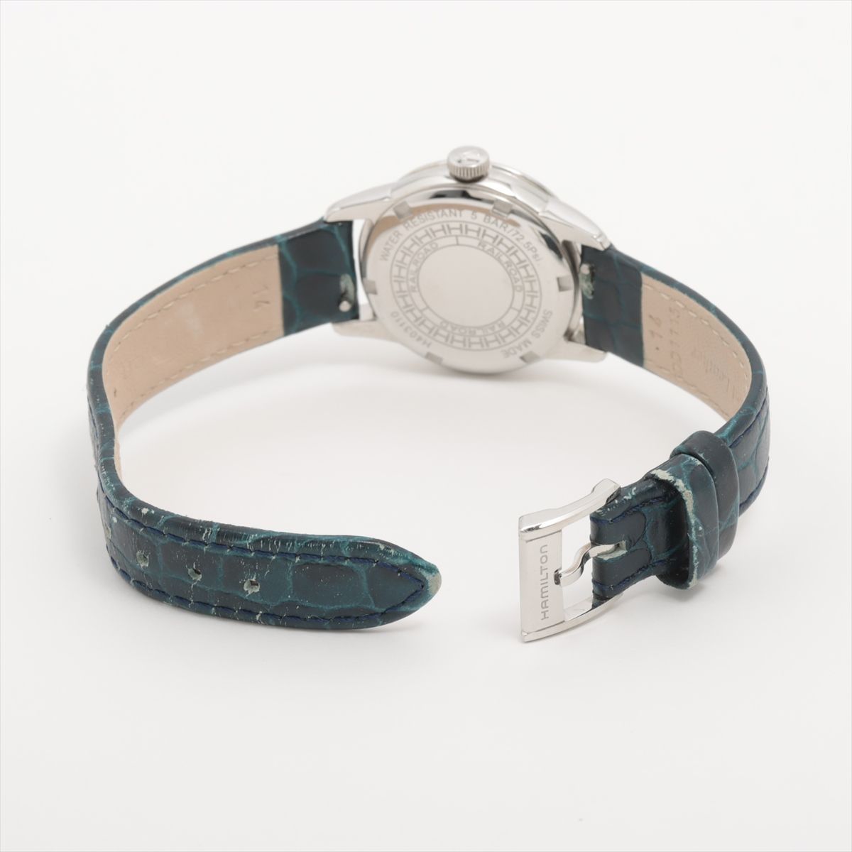 Hamilton ハミルトン レイルロード 腕時計 H403110 SS×革 QZ