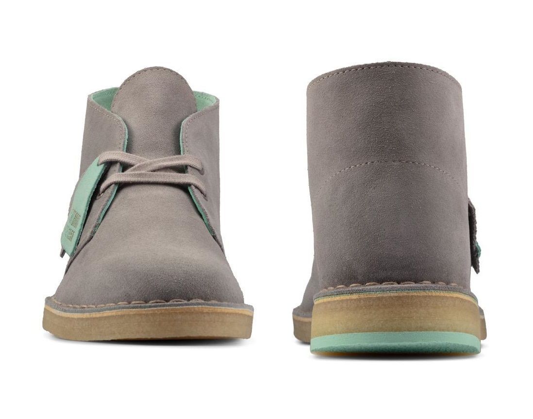 送料無料（一部除く） Clarks Desert Boot Grey Combi 25.5cm 新品