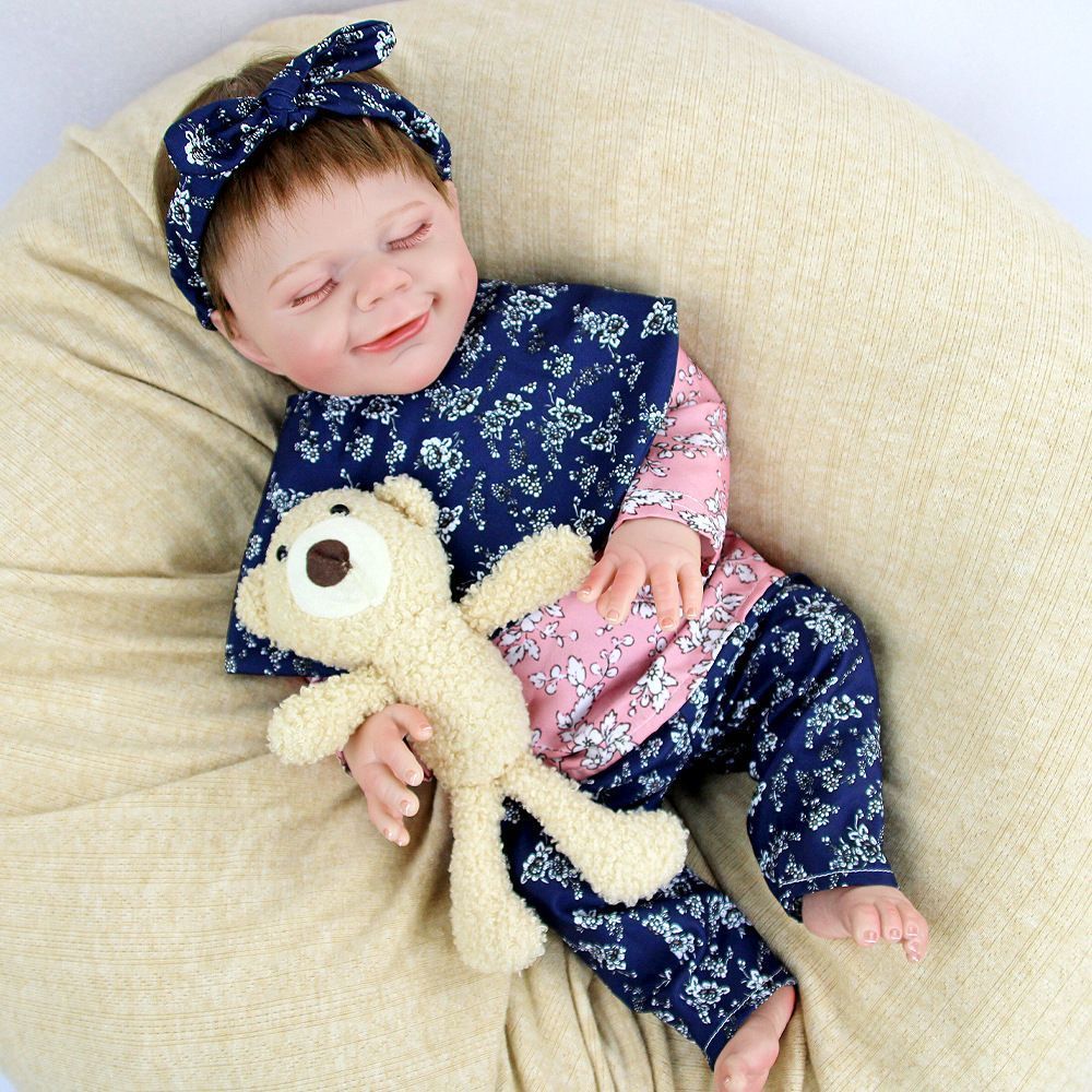 新品未使用/リアル赤ちゃん人形(Reborn Doll) 人形 赤ちゃん 人形 Reborn Doll 46cm 赤ちゃんリボーンドール