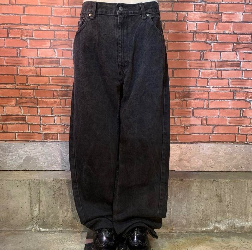 USA古着 LEVI'S 505 ブラックデニムパンツ 38×34 アメカジ リーバイス