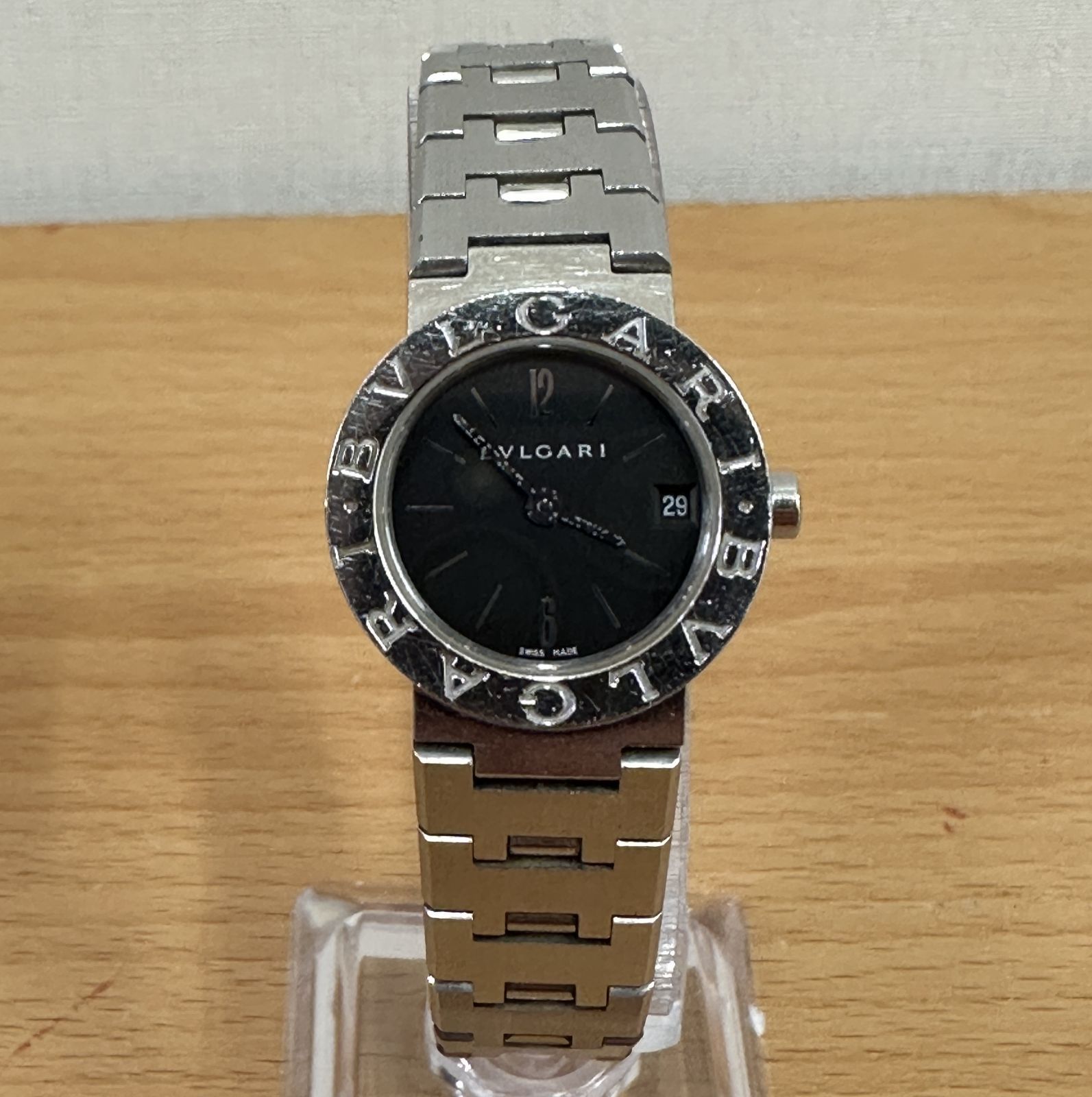 ブルガリ　BVLGAR BB23SS 腕時計　クォーツ　 レディース　稼動品 楽天市場】BVLGARI ブルガリブルガリ BB23SS ロゴあり ブラック