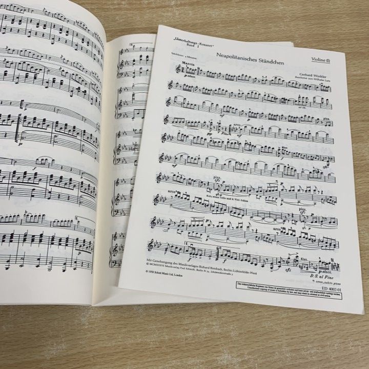 ▲01)【同梱不可】エンターテイメントコンサート/ヴァイオリン/Unterhaltungskonzert/Wilhelm lutz/Violin/SCHOTT/洋書/楽譜/A △01)【同梱不可】エンターテイメントコンサート/ヴァイオリン