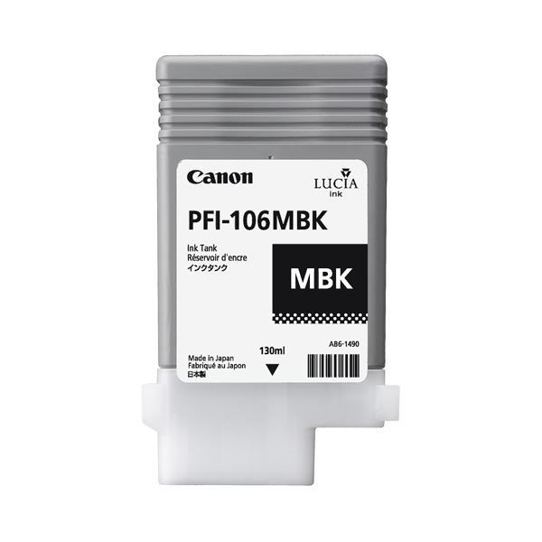 P４倍 7/11は楽天勝利でさらにPアップ】 （まとめ） キヤノン Canon インクタンク PFI-106 顔料マットブラック 130ml 6620B001 1個 