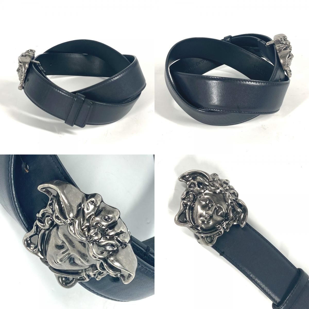 VERSACE ヴェルサーチ ベルト メデューサ レザー - メルカリ