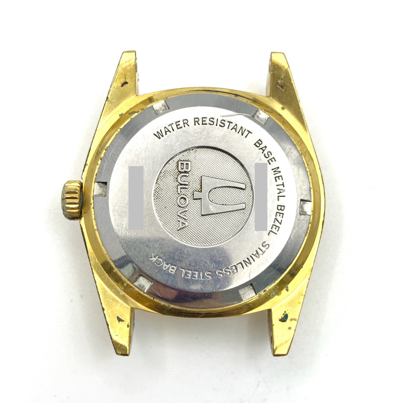 ジャンク品】Bulova DAY&DATE 自動巻き時計 ゴールド - メルカリ