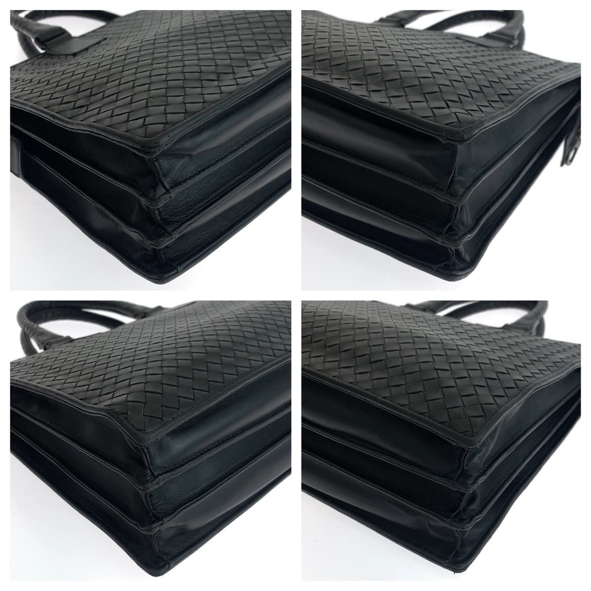 BOTTEGAVENETA ボッテガヴェネタ イントレチャート ブラック 黒 レザー