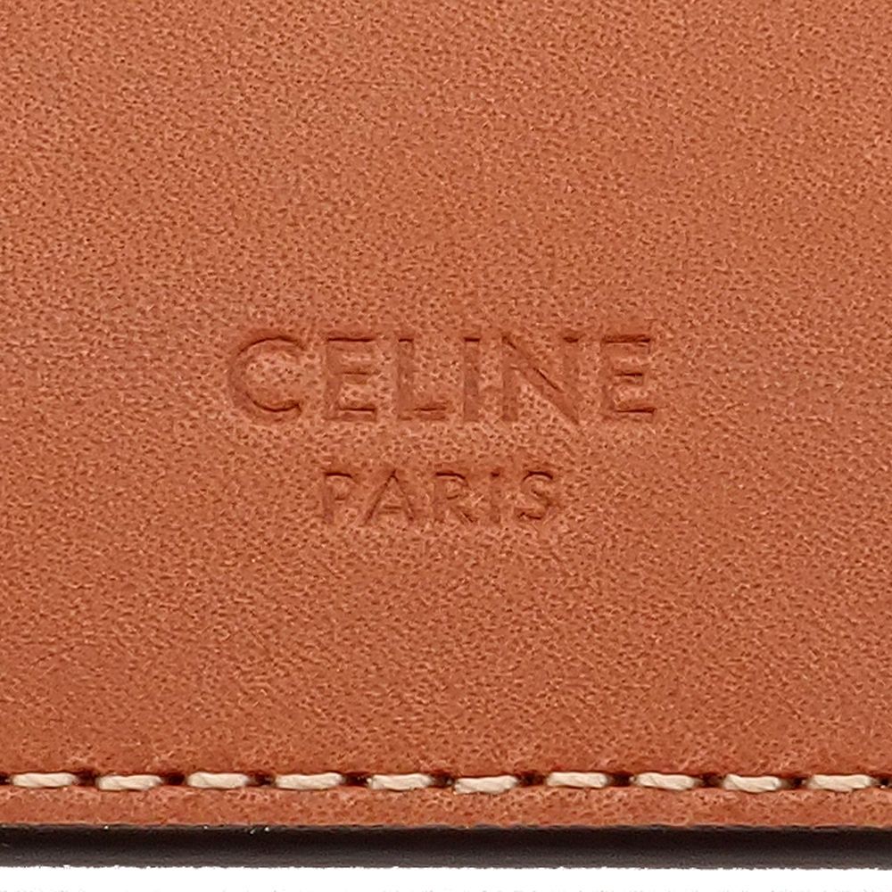 CELINE - 未使用品 セリーヌ ティックタックトゥー ゲーム インテリア カーフスキン ブラス トリオンフ タン ゴールド 4M3853AOM CELINE 未使用品 セリーヌ ティックタックトゥー ゲーム