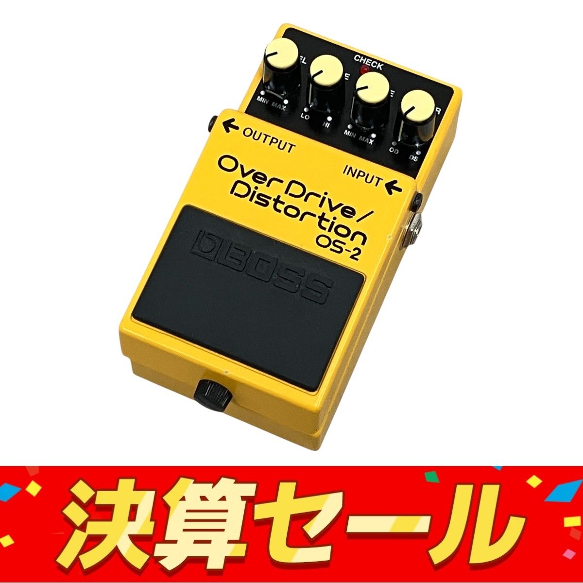 BOSS OS-2 OverDrive Distortion オーバードライブ エフェクター ディストーション 楽器 周辺機器 M10139247